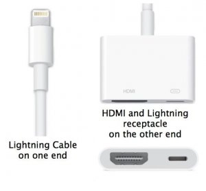 Lightning digital av hdmi adapter cable apple iphone 5S,iPhone 6,iPhone  6 Plus,ipad air,iPad  Air 2